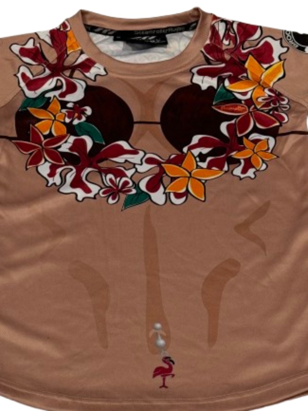 Steamroller Rugby Supply Womens XS World of Beer Hawaiian Theme Jersey